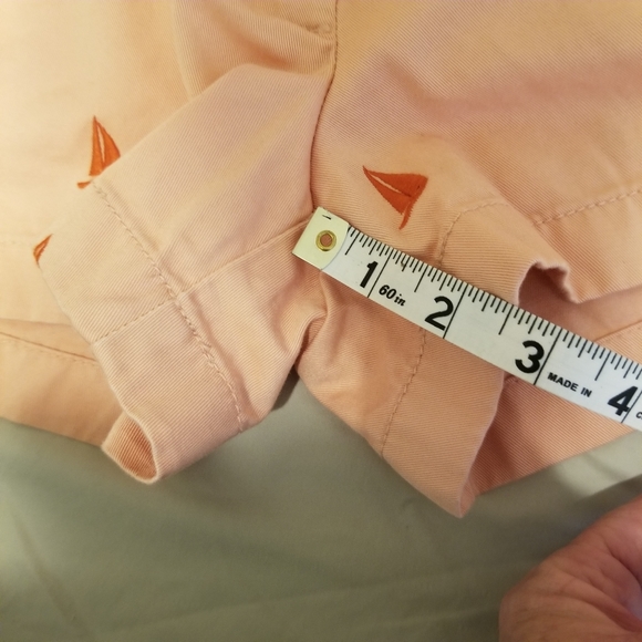 J. Crew Chino Broken-In Embroidered Sailboats Cotton Short Shorts - Picture 6 of 7